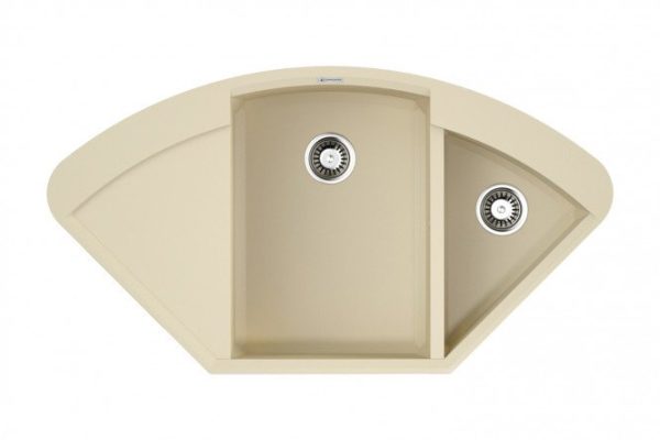 Мойка врезная с крылом OMOIKIRI Sakaime 105C-BE 4993124, ваниль 105х57.5х21 см