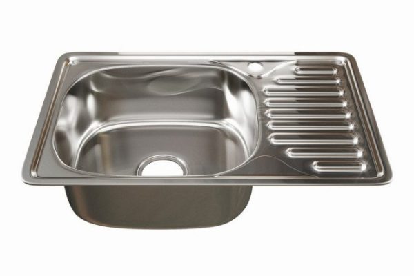 Мойка врезная с крылом MIXLINE 530531 левый выпуск 3 1/2 66х42х16 см