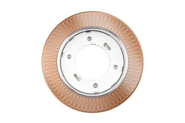 Светильник встраиваемый JAZZWAY MG12-Gold PGX53d с подсветкой 12x2.5x12 см, GX53