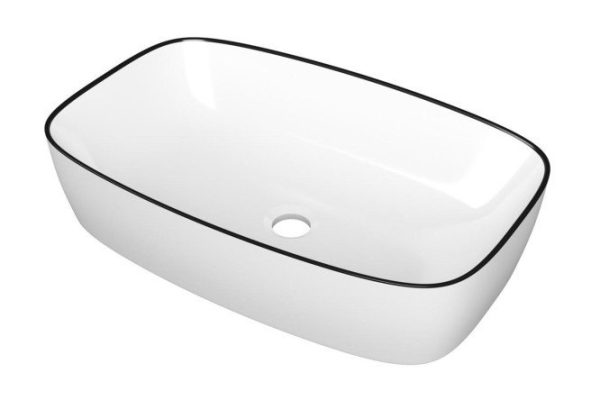Умывальник накладной овальный POINT Веста 62 PN43702WB Накладная, 61.5х14х39 см