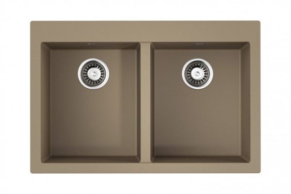 Мойка врезная OMOIKIRI Bosen 80-2-CH 4993841, бежевый 80х53х20 см