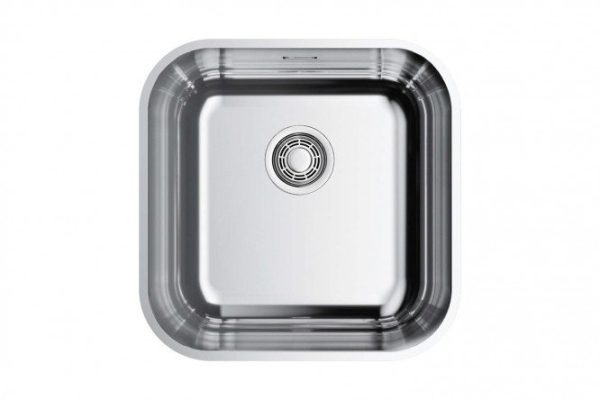Мойка врезная OMOIKIRI Omi 44-U/I Quadro IN 4993494, нержавеющая сталь 44.5х44.5х18 см