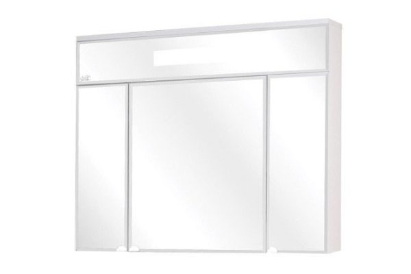 Шкаф-зеркало c LED подсветкой ONIKA Сигма 90 209014 90х73.6х15.4 см, Универсальный