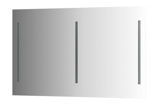Зеркало настенное EVOFORM Ledline с 2-мя встроенными LED-светильниками, BY 2121 120х75 см