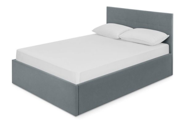 Каркас кровати Flora цвет серый 140х200 см