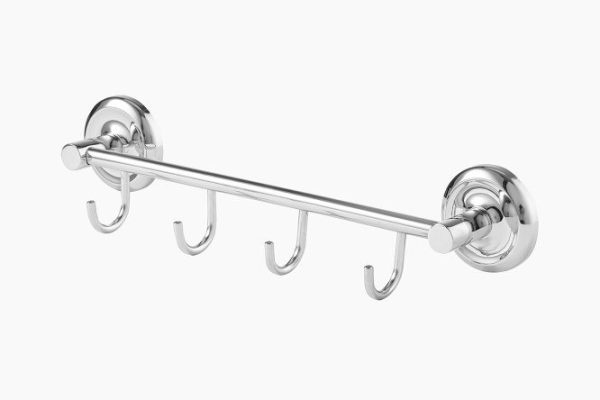 Держатель для полотенец с 4 крючками DROP FOR-DP004