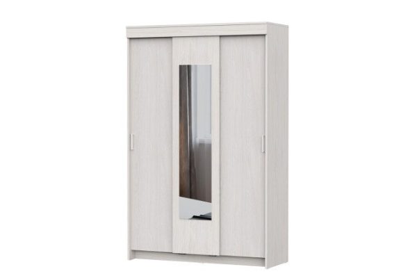 Шкаф-купе ШКП 2 130,1х201,6х50 см ясень анкор светлый