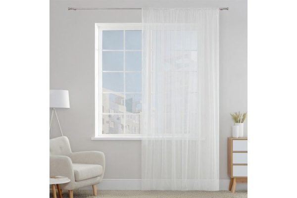 Тюль ESTUDI BLANCO Terri 300х280 см, 1 шт., цвет белый