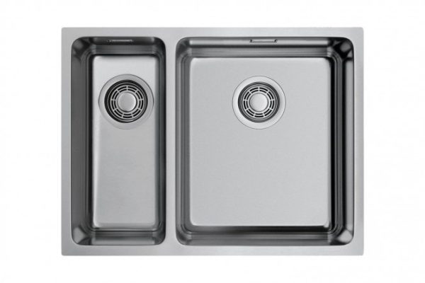 Мойка врезная OMOIKIRI Tadzava 58-2-U/I-IN-R 4993773, нержавеющая сталь 58х44х20 см