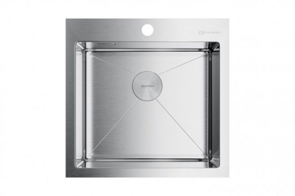 Мойка врезная OMOIKIRI Akisame 51-IN 4973438, нержавеющая сталь 51х51х20 см