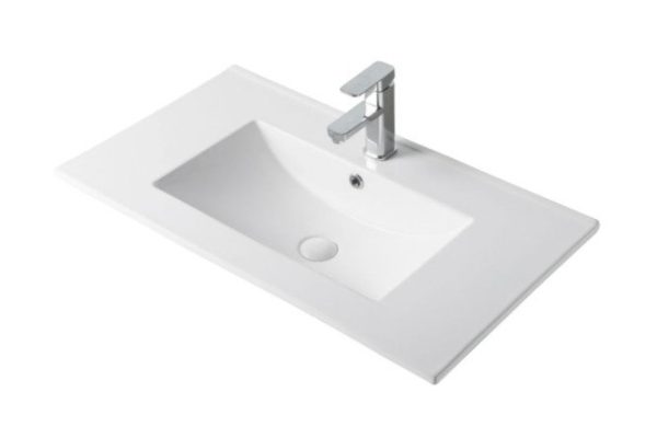 Раковина встраиваемая ORANGE B03-800w Встраиваемая сверху, 81.5х17х46.5 см