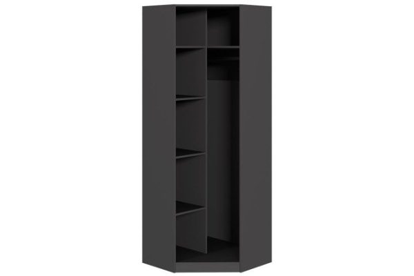 Корпус шкафа угловой Оскар 95,1х212х95,1 см, антрацит