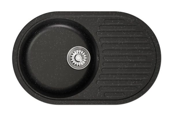 Мойка врезная с крылом MIXLINE ML-GM16 551926 73х46х20 см