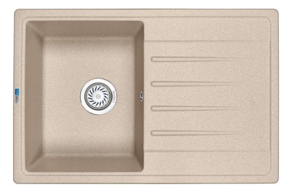 Мойка врезная с крылом GRANULA Standart 7602 76х50х19 см
