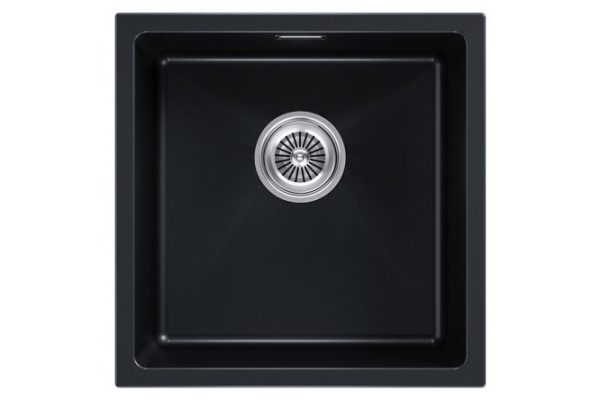 Мойка врезная PAULMARK Lumi 45 UNI IT-GRANIT LU45-BLM 45.5х46х21 см