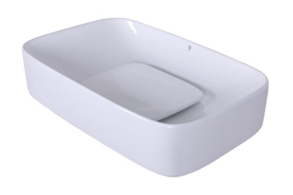 Раковина накладная ORANGE B07-600W Накладная, 60х14.5х37.5 см
