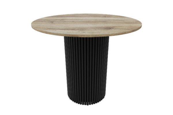 Стол Trubis Wood с трубчатым подстольем 90х75х90 см