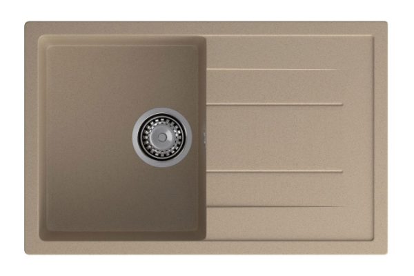 Мойка врезная с крылом GRANFEST Quadro GF-Q-780L 77х49.5х20 см