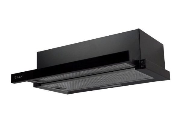 Вытяжка LEX HUBBLE G 500 BLACK цвет чёрный, 50х20х28 см
