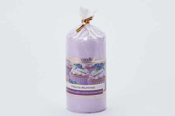 Свеча Фруктовые маффины 10 см, 1 шт.