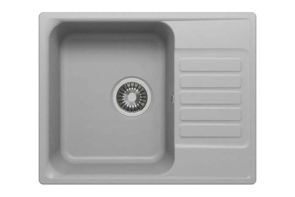 Мойка кухонная врезная UPD-202 с крылом 60х48х20 см