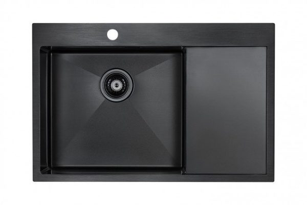 Мойка врезная PAULMARK Velten 78F PM807851-GML левая с крылом 78х51х20 см