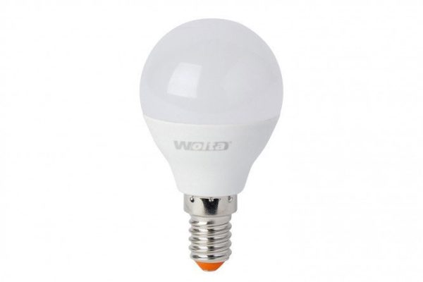Лампа светодиодная Wolta 25Y45GL7.5E14 7W, E14, Тёплый