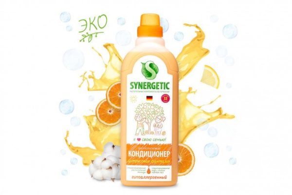 Кондиционер для белья Synergetic Цитрусовая фантазия