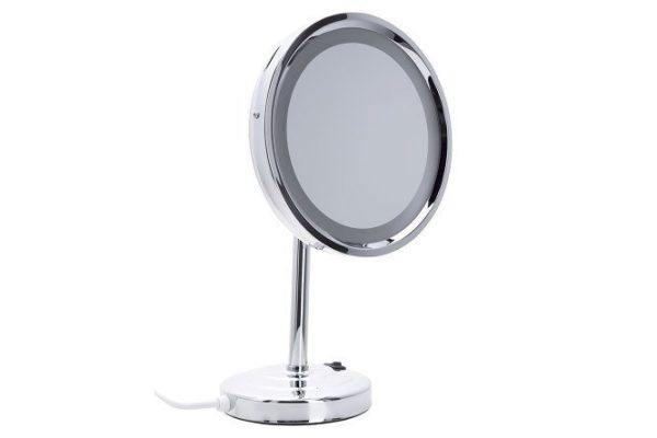 Зеркало косметическое AQUANET 2209D Настольное, 21.5х38.1х15 см