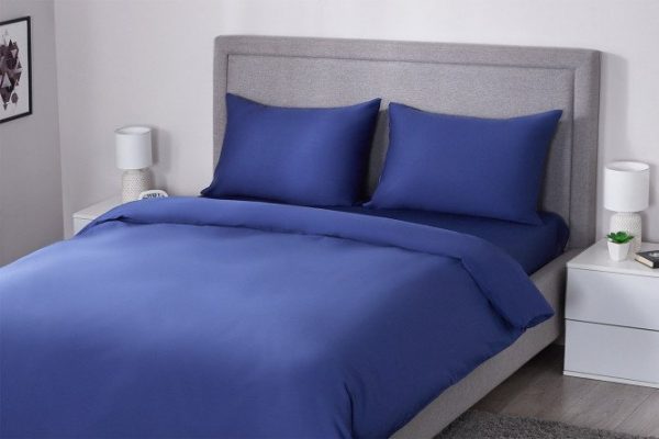 Комплект постельного белья MICASA Azul Сатин 205х220 см, Евро