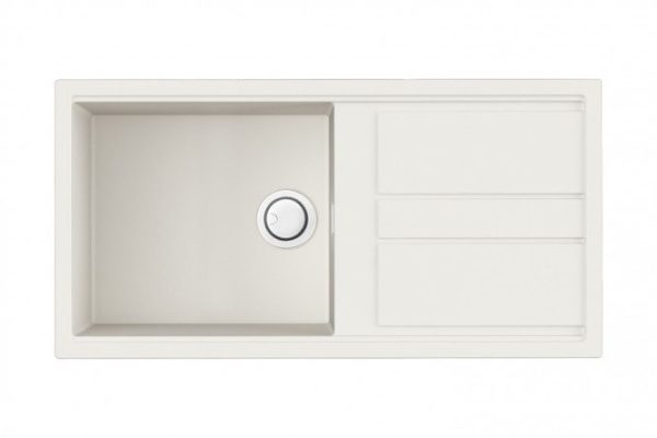 Мойка врезная с крылом OMOIKIRI Kitagawa 100-WH 4993787, белый 100х51х20 см