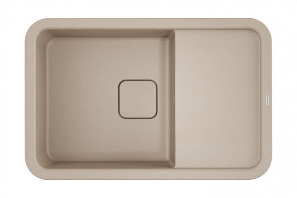 Мойка врезная с крылом OMOIKIRI Tasogare 78-SA 4993751, бежевый 78х51х19 см