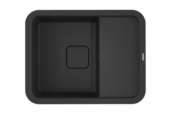 Мойка врезная с крылом OMOIKIRI Tasogare 65-BL 4993490, чёрный 65х51х19 см