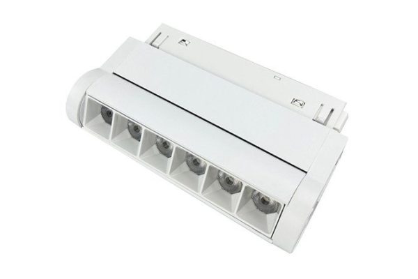 Светильник трековый поворотный магнитный LED VITALUCE VT0200044 2 м², 12.5x7.5x3.3 см, LED