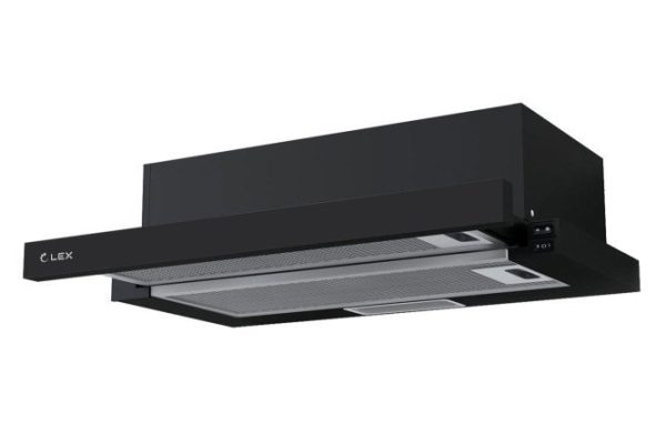Вытяжка LEX Hogan 600 Black цвет чёрный, 60х16х28 см
