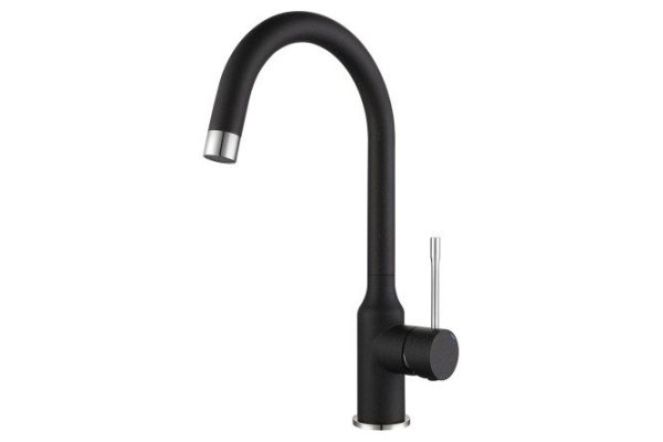 Смеситель для кухни RIVELATO Garda 1923502 nero cromo