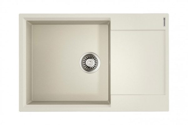 Мойка врезная с крылом OMOIKIRI Daisen 78-LB-PA 4993688, пастила 78х51х19 см