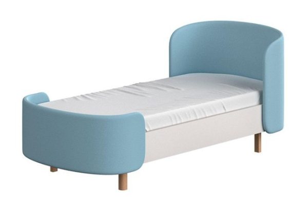 Кровать подростковая Kidi soft 80х200 см цвет белый, голубой