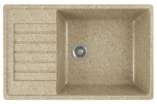 Мойка врезная с крылом GreenStone GRS-78L 302 50х78х18 см