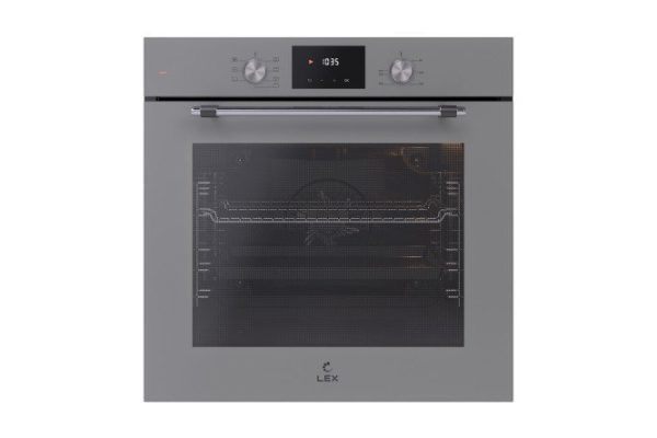 Электрический духовой шкаф EDP 671 GR MAX, серый 59.5х59.5х54.7 см