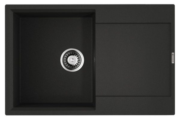 Мойка врезная с крылом OMOIKIRI Daisen 78T-BL 4993527 78х51х23 см