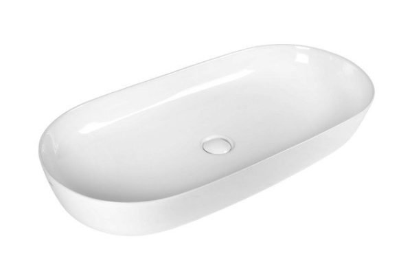 Раковина накладная BOND Oval S51-800 Накладная, 80х13.5х40 см