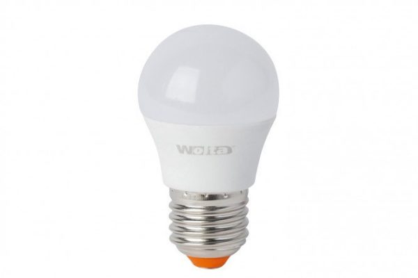 Лампа светодиодная Wolta 25Y45GL7.5E27 7W, E27, Тёплый
