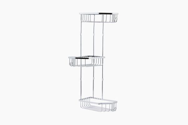 Полка 3-ярусная угловая BERKRAFT Optima 22x53.9x22 см