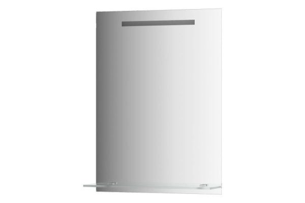 Зеркало настенное EVOFORM Ledline-S c полочкой и встроенным LED-светильником, BY 2153 55х75 см
