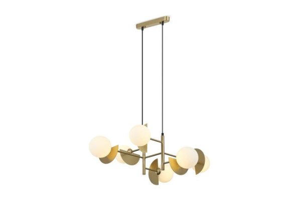 Светильник подвесной FREYA Modern Sepia 12.5 кв.м., 85х30х70 см, G9