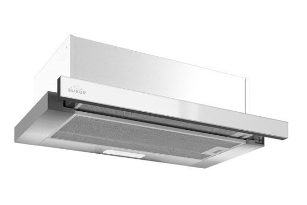 Вытяжка ELIKOR Интегра glass 60П-400-В2Л КВ II М-400-60-499 цвет белый, 60х30.3х30.8 см