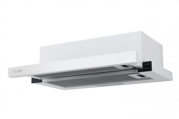 Вытяжка LEX Hubble G 600 WHITE цвет белый, 60х16х28 см