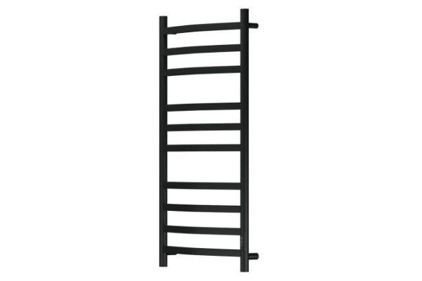 Полотенцесушитель электрический POINT Антея П10, чёрный PN17850B 53.2х100х9.5 см