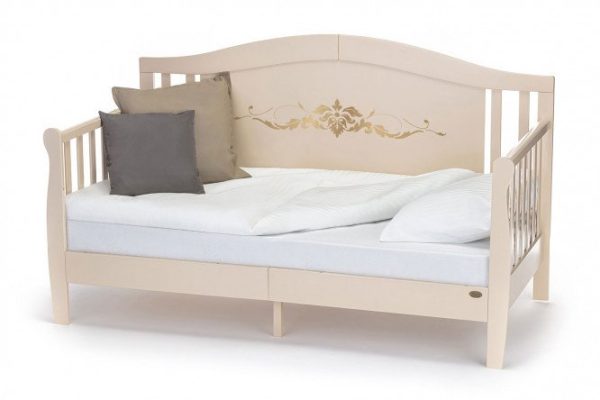 Кровать-диван детская Stanzione Verona Div Ornamen Avorio 80х160 см цвет слоновая кость